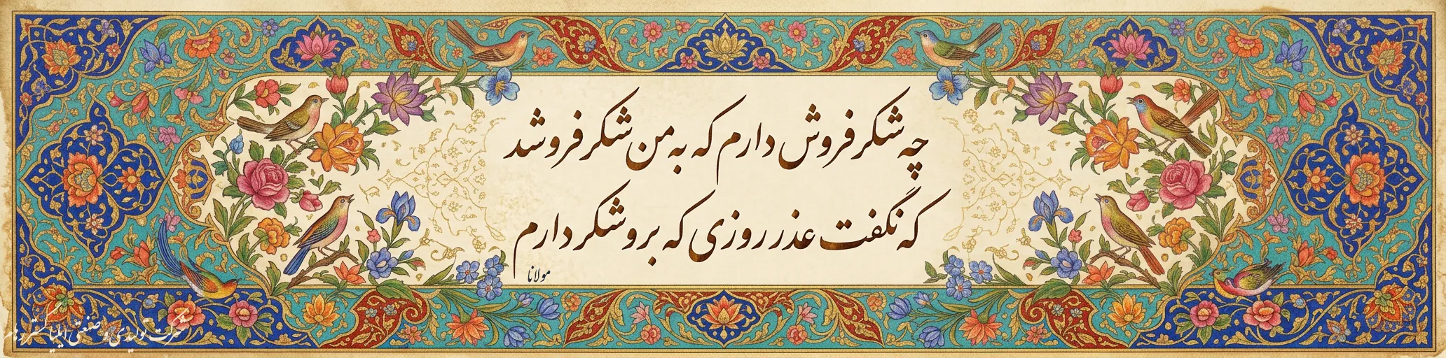 شعر مولانا در مورد شکر